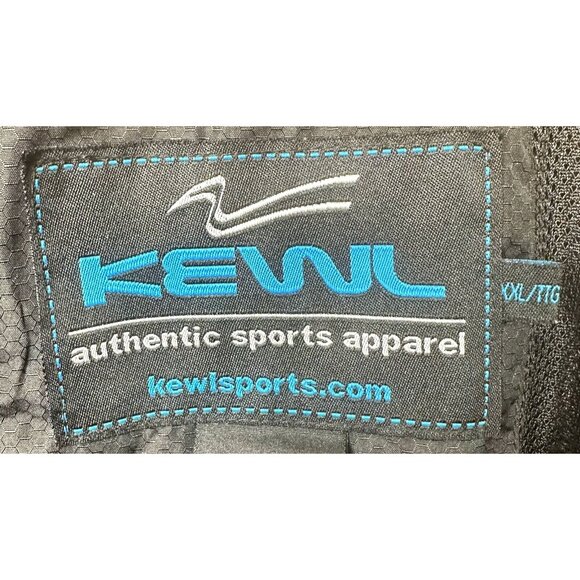 Kewl Mens Windbreaker Sports Jacket Hockey Full Zip Lined Vented Black Size XXL - Picture 15 of 16